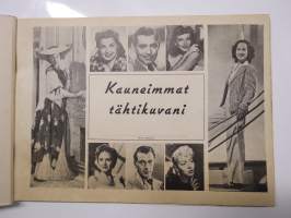 Kauneimmat tähtikuvani -filmitähtien (ulkomaisten) kuvien keräilykansio, kuvat osin kerätty