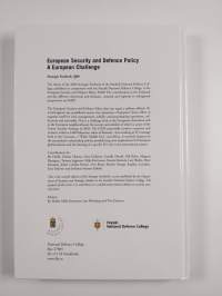 European security and defence policy : a European challenge