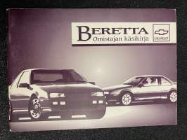 Chevrolet Beretta - Käyttöohjekirja (1994)
