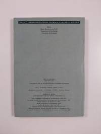 Adaptive Behaviour of Institutionalized Mentally Retarded Persons (signeerattu, tekijän omiste)