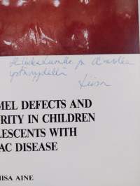 Dental enamel defects and dental maturity in children and adolescents with coeliac disease (signeerattu, tekijän omiste)
