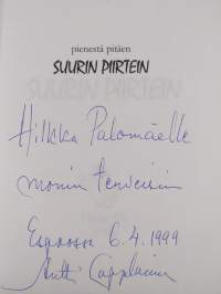 Pienestä pitäen suurin piirtein (signeerattu, tekijän omiste)