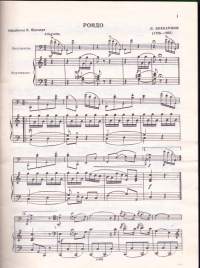 Sellonuotit - Boccherini: Rondo ja M de Falla: Tulitanssi - Kappaleita sellolle ja pianolle, 1980. Erilliset sellonuotit mukana.  Katso sisältö kuvista.