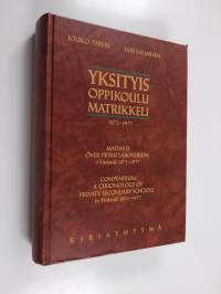 Yksityisoppikoulumatrikkeli 1872-1977 = Matrikel över privatläroverken i Finland 1872-1977