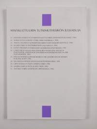 The first thirty : summaries of the publications of the Research Unit for Contemporary Culture nos 1-30