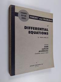 Theory and Problems of Differential Equations