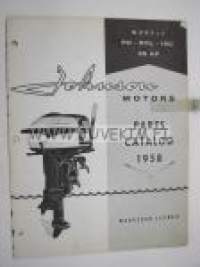 Johnson 35 hp models RD - RDL - 19C outboards 1958 parts catalog -varaosaluettelo