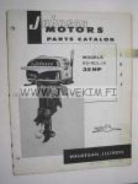 Johnson 35 hp models RD - RDL - 19 outboards 1957 parts catalog -varaosaluettelo