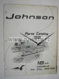 Johnson 18 hp models FD - FDL - 13 &amp; 13R outboards 1959 parts catalog -varaosaluettelo