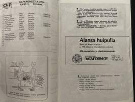 Syys - RR 21-22.09.1985 - käsiohjelma