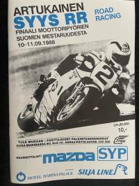 Artukainen syys RR 1988 - käsiohjelma