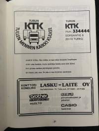 Artukainen syys RR 1988 - käsiohjelma