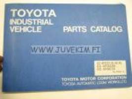 Toyota forklift 02-6FD33,35,40,45 02-6fdA50, 02-6FDE35 parts catalog -haarukkatrukki varaosaluettelo
