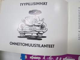 Liikenneturva - 7 kpl erilaisia liikenteen vaaratekijöitä koskevia opas- ja ohjepainatteita
