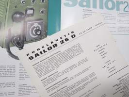 Sailor 26D Telefonisender (puhelähetin) -myyntiesite, laivaradio / veneradio