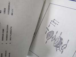 Kymco Super Fever ZX SC10AW(FL) apr/27/´04 Parts Catalogue -varaosaluettelo
