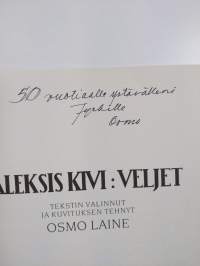 Aleksis Kivi : Veljet (signeerattu, tekijän omiste)