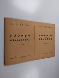 Suomen käsikartta. Handkarta över Finland