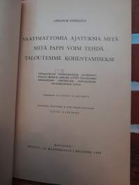 Vaatimattomia ajatuksia siitä mitä pappi voisi tehdä taloutemme kohentamiseksi (numeroitu)