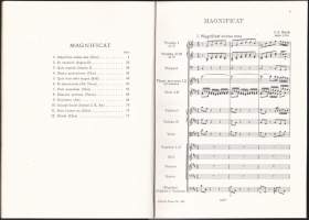 Musiikki - Bach Magnificat - Partituuri.  N:o 538.