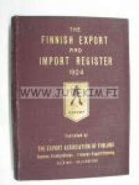 The finnish export and import register 1924