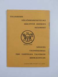 Hateke säilykekirja : Tallgrenin menetelmä
