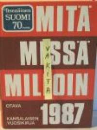 Mitä Missä Milloin 1987   kansalaisen vuosikirja