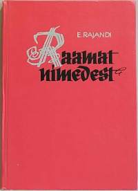 Raamat nimedest. (Kielitiede, nimet, Viro, 60-luku)