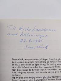 Sånger från skärgård och land 2 (signeerattu, tekijän omiste)