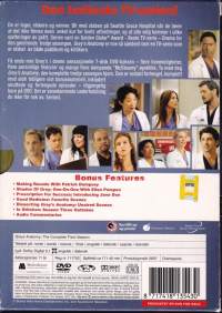 Greyn Anatomia (Grey&#039;s Anatomy), kokonainen tuotantokausi 3 (7 levyä). Suomenkielinen tekstitys.