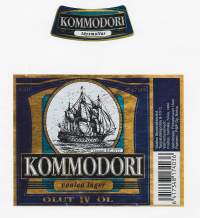 Kulta Kommodori IV Olut   - olutetiketti