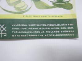 Särvintä suoraan luonnosta 1942 -opas pula-ajan kasvien, marjojen ym. käyttöön ravinnoksi, mausteiksi, korvikkeiksi -näköispainos / facsimile