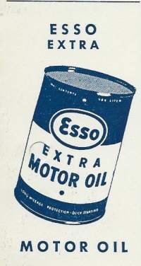Esso  Oy   1954  - firmalomake