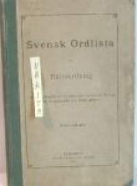 Svensk ordlista