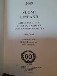 Suomen rahat 1811-2009 arviohintoineen - Finlands mynt och sedlar med värderingspris - Finnish coins and banknotes with values