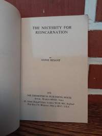 The Necessity for Reincarnation