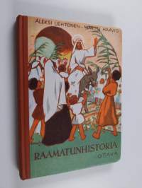 Raamatunhistoria Kansakouluja varten : laajempi laitos : Lauri Ingmanin &quot;Raamatunhistoria kansakouluja varten&quot; nimisen oppikirjan pohjalla laadittu