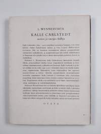 Kalle Carlstedt : metsien ja rantojen kulkija
