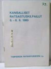 Kansalliset Ratsastuskilpailut  6-8.6.1980