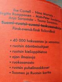 Suomi--Ruotsi--Suomi taskusanakirja.L aatineet Ilse Cantel, Nina Martola, Birgitta Romppanen, Anja Sarantola, Tauno Sarantola,  Mats- Peter Sundström   P.2009
