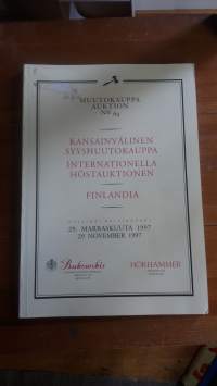 Bukowski : kansainvälinen syyshuutokauppa 29.11.1997 = internationella höstauktionen 29.11.1997