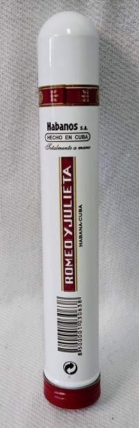 sikarituubi Romeo y Julieta tyhjä