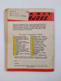 Korkeajännityssarja 8/1958 : Mustanaamio ja Kauhun saari