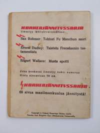 Korkeajännityssarja 2/1953 : Bulldog Drummond
