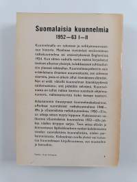 Suomalaisia kuunnelmia 2 : 1952-63