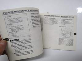 Yamaha FJR1300A Owner&#039;s Manual (3P6-28199-E1) -käyttöohjekirja englanniksi