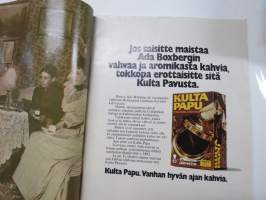 Kotiliesi 1972 nr 5, 3.3.1972, Domino pikapystytystalossa, Nollarajalla - maitokaupan myyjä, Meitä vaivaa virus, Koulukyydit,Pikku palleroille,Lastenpöydän astiat...