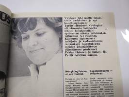 Kotiliesi 1972 nr 5, 3.3.1972, Domino pikapystytystalossa, Nollarajalla - maitokaupan myyjä, Meitä vaivaa virus, Koulukyydit,Pikku palleroille,Lastenpöydän astiat...