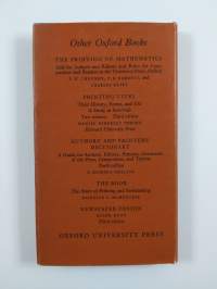 Hart&#039;s Rules for Compositors and Readers at the University Press, Oxford