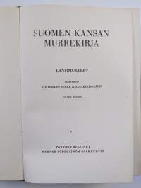 Suomen kansan murrekirja 1-2 : itämurteet ja länsimurteet